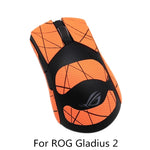 autocollants antiderapants noirs motif geometrique souris gaming rog gladius deux trois