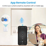 interrupteur module commutation rideau intelligent bleu moderne technologie contrôle vocal google alexa
