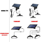 lampe suspendue solaire noire moderne ip65 led télécommande facileextérieur