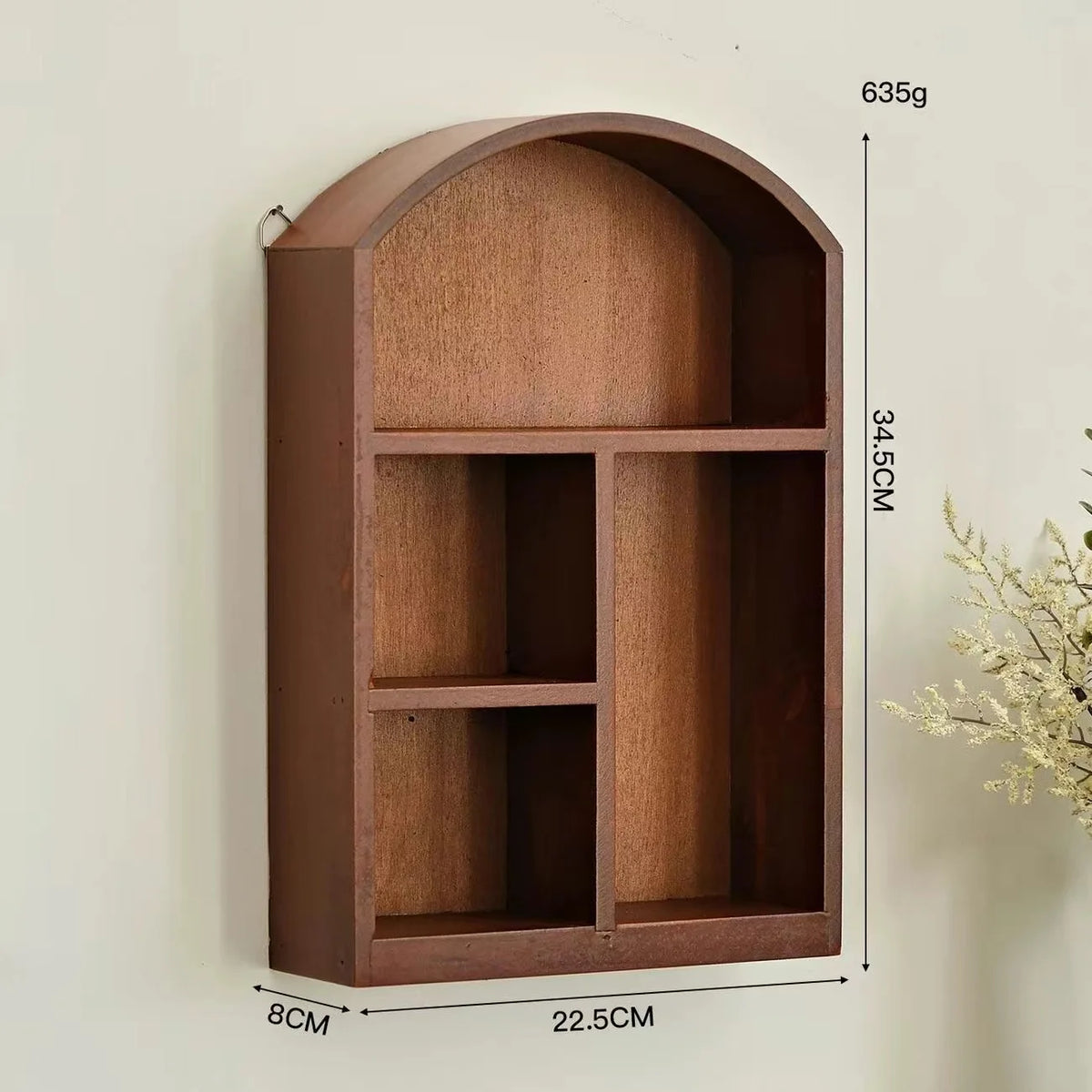 armoire murale bois naturel compartiments poignées métalliques tiroir blanc marron gris anthracite classique rustique