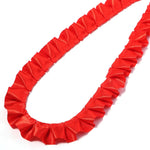 ruban plissé polyester noir rose blanc rouge vert bleu violet décoratif 2.5cm 3yards