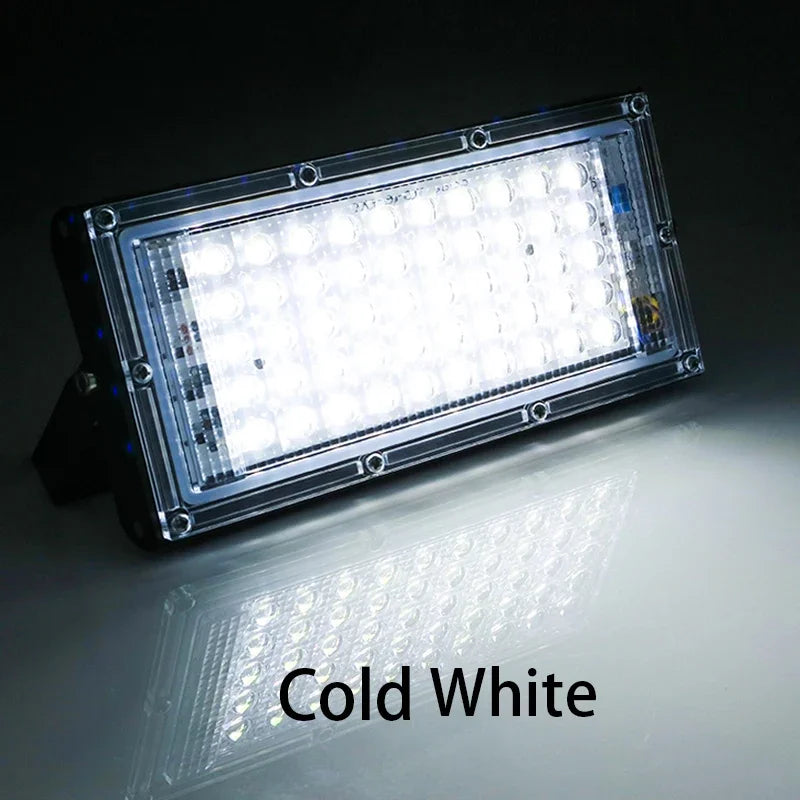 projecteur led 50w ip65 moderne éclairage extérieur noir certifié cecccrohs 220v 110v