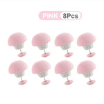boutons lit moderne rose bleu blanc adhésifs set pièces minimalistes