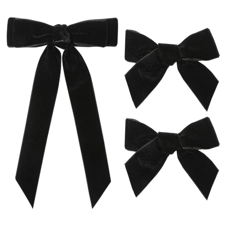 rubans velours classiques clips métalliques barrettes cheveux filles élégantes ornements cheveux ACCESSOIRES HEADWEAR