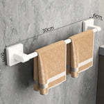 porte serviettes mural noir mat alliage aluminium serviettes incluse moderne salle bain rangement étagère