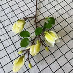 bouquet fleurs artificielles tulipe violet rose vert décoration maison mariage anniversaire baby shower pendaison