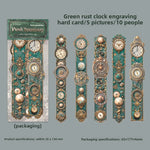 bracelets steampunk ornements mécaniques horloges clips noir bronze bleu vintage