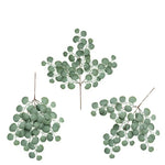 décoration table branche eucalyptus artificielle soie verte claire fête mariage 65cm
