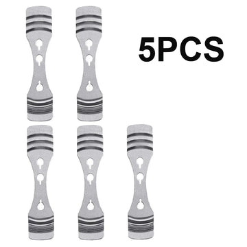 supports bougies acier inoxydable centrage diy fabrication moderne lignes horizontales gravées clips wick holders