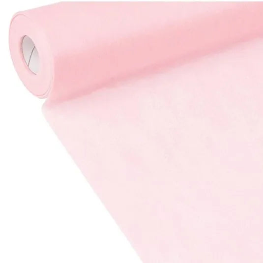 nappes table jetables tissu non tissé rose blanc bleu clair texturé mariage fête banquet