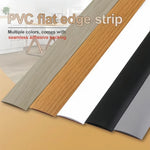 ruban bordure pvc aspect bois gris clair moderne adhésif 4cm large 1m longueur