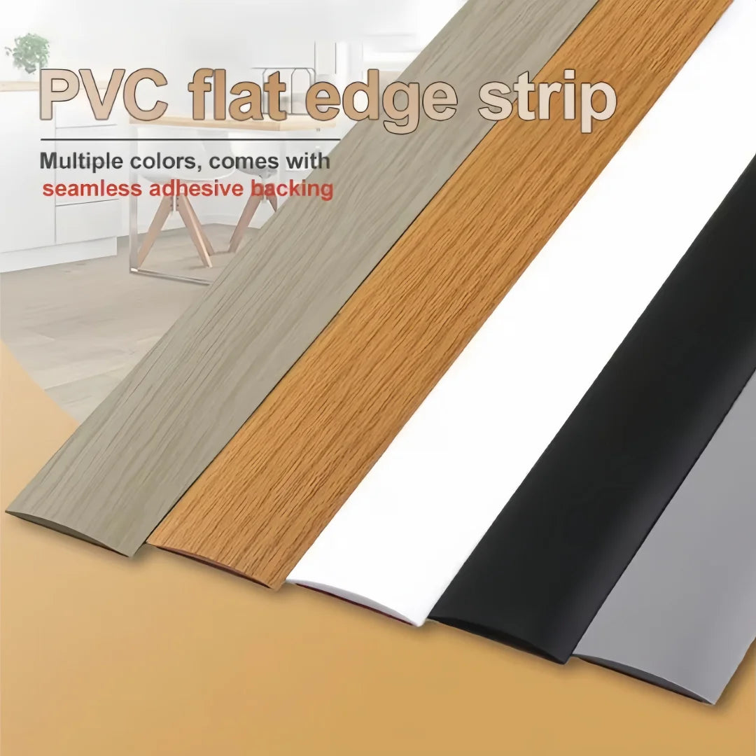 ruban bordure pvc aspect bois gris clair moderne adhésif 4cm large 1m longueur