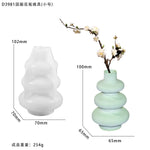 vases céramique blancs vases silicone tubes essai plateau compartiments hydroponiques fleurs modernes