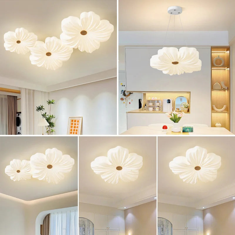 plafonniers moderne acrylique chrome plié blanc toucher interrupteur led couleurs réglables