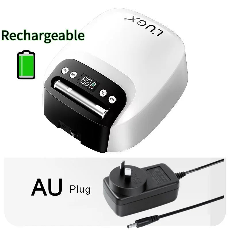 lampe ongles rechargeable séchage rapide uv led nail dryer portable moderne blanc