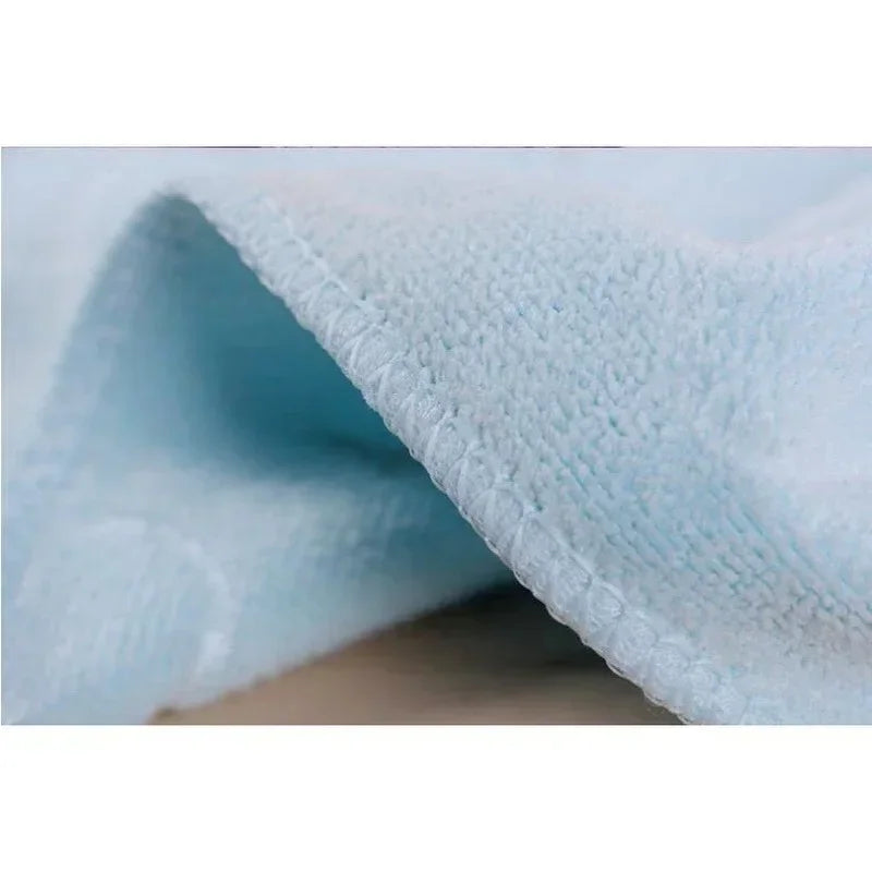 serviette bain ours animaux polyester coton violet jaune rose bleu doux confortable opacité dobby