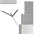 aiguilles montre vert clair noir blanc lisses modernes horloges murales remplacement bricolage quartz