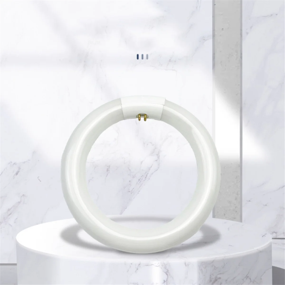 ampoule circulaire blanc flux lumineux moderne opacité élément doré fixe 220v alternatif