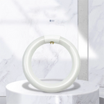 ampoule circulaire blanc flux lumineux moderne opacité élément doré fixe 220v alternatif