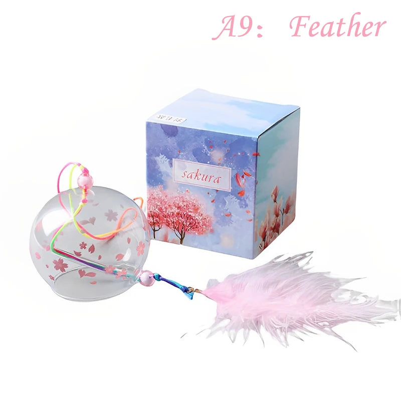 cloche vent japonaise transparente poissons floral ruban maison spa cuisine traditionnelle