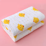 serviette bain bébé coton fruits animaux motifs blancs drap épaissi imprimé enfantin 90x70cm