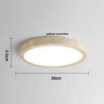 plafonnier led moderne beige gris marbré texture naturelle minimaliste fixations invisibles