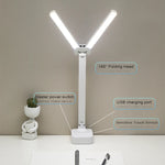lampe pliable rechargeable led moderne blanc sans ombre tactile usb