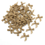 nœuds décoratifs rustiques couleur naturelle fibreux aspect artisanal 40mm 40mm décoration maison
