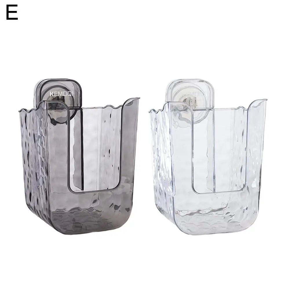 porte serviettes toilette moderne adhésif noir transparent marbre minimaliste porte boîtes mouchoirs humides lingettes