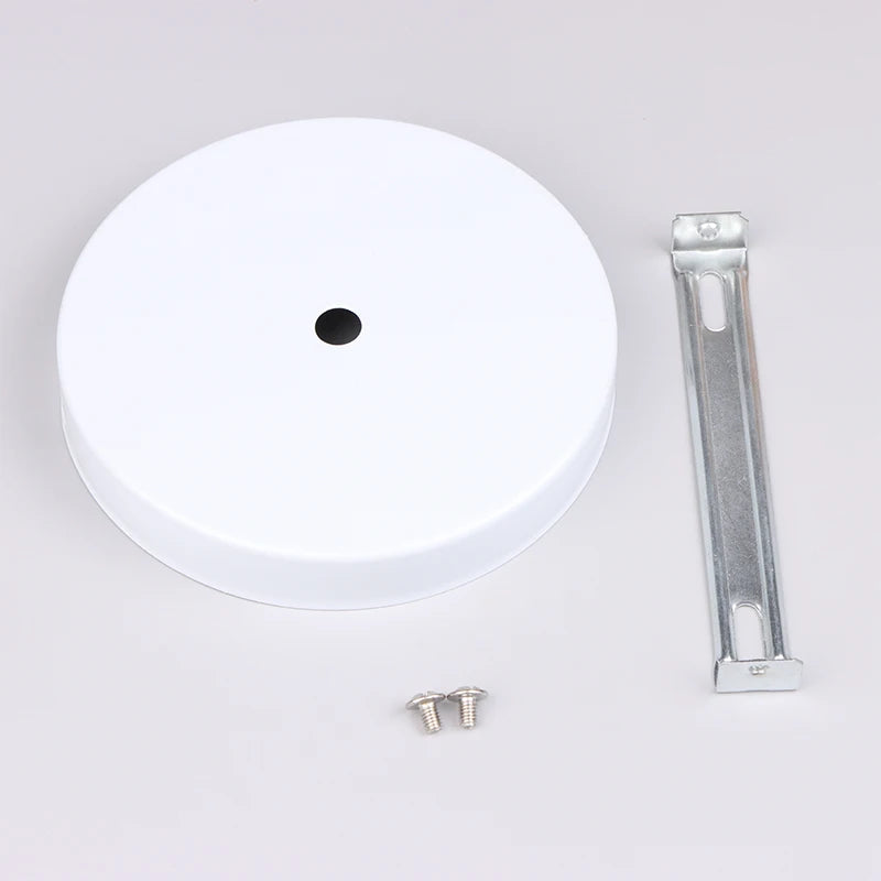 disques suspension noir blanc modernes 12cm tringles vis fixations mur
