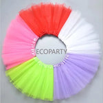 jupes tutu tulle transparent multicolore élastique danse halloween costume accessoire bal mini above knee