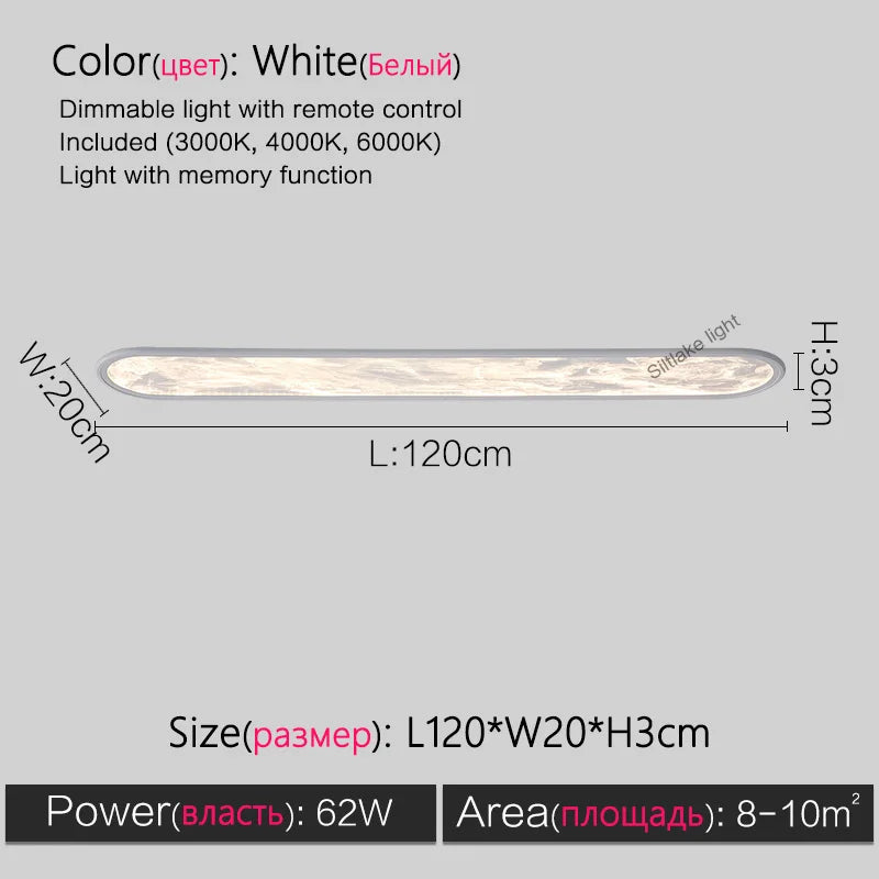 lampes led plafonnier modernes minimalistes encastrables cuisine salle bain nuage noir blanc