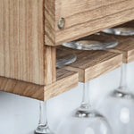 étagère vin bois rustique support verre transparent fixation murale bouteilles verres notice assemblage