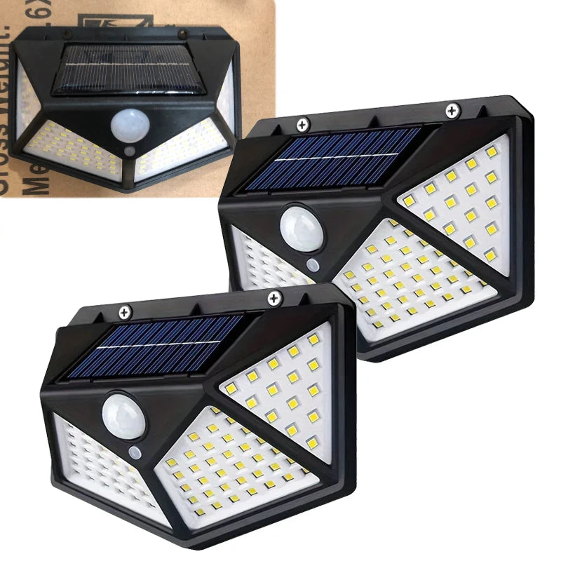 lampe solaire extérieure moderne capteur mouvement waterproof ip65 led noire opalique
