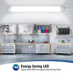 éclairage led barre 60cm 90cm 120cm blanc moderne lisse 180deg 30000h