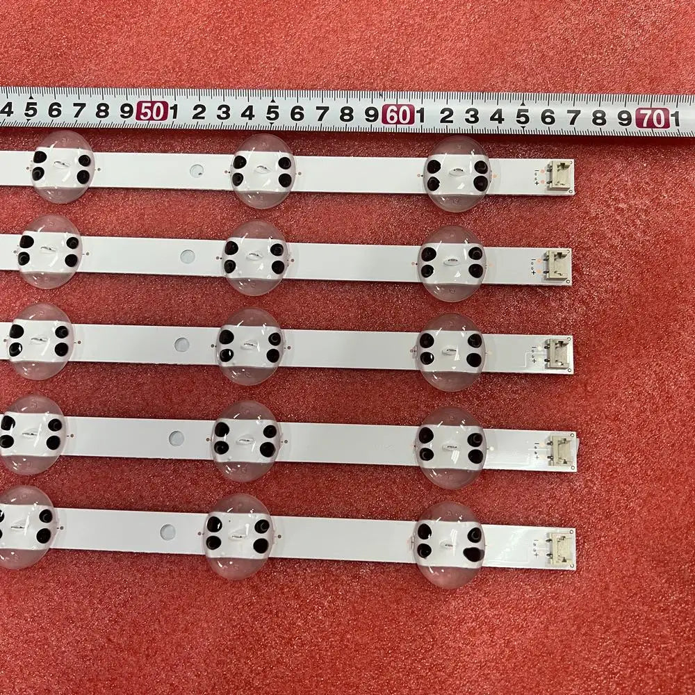 bandes led blanc bleu adhésives modernes lisses sans fil 50mm 70mm kit télévision