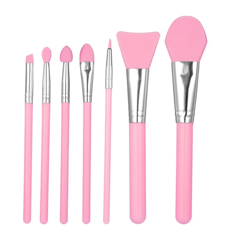 pinceaux outils modelage pâte modeler pâtisserie décoration gâteau plastique couleur assortie