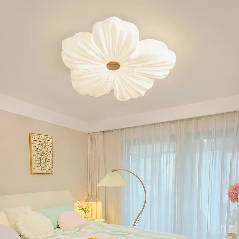 plafonniers moderne acrylique chrome plié blanc toucher interrupteur led couleurs réglables