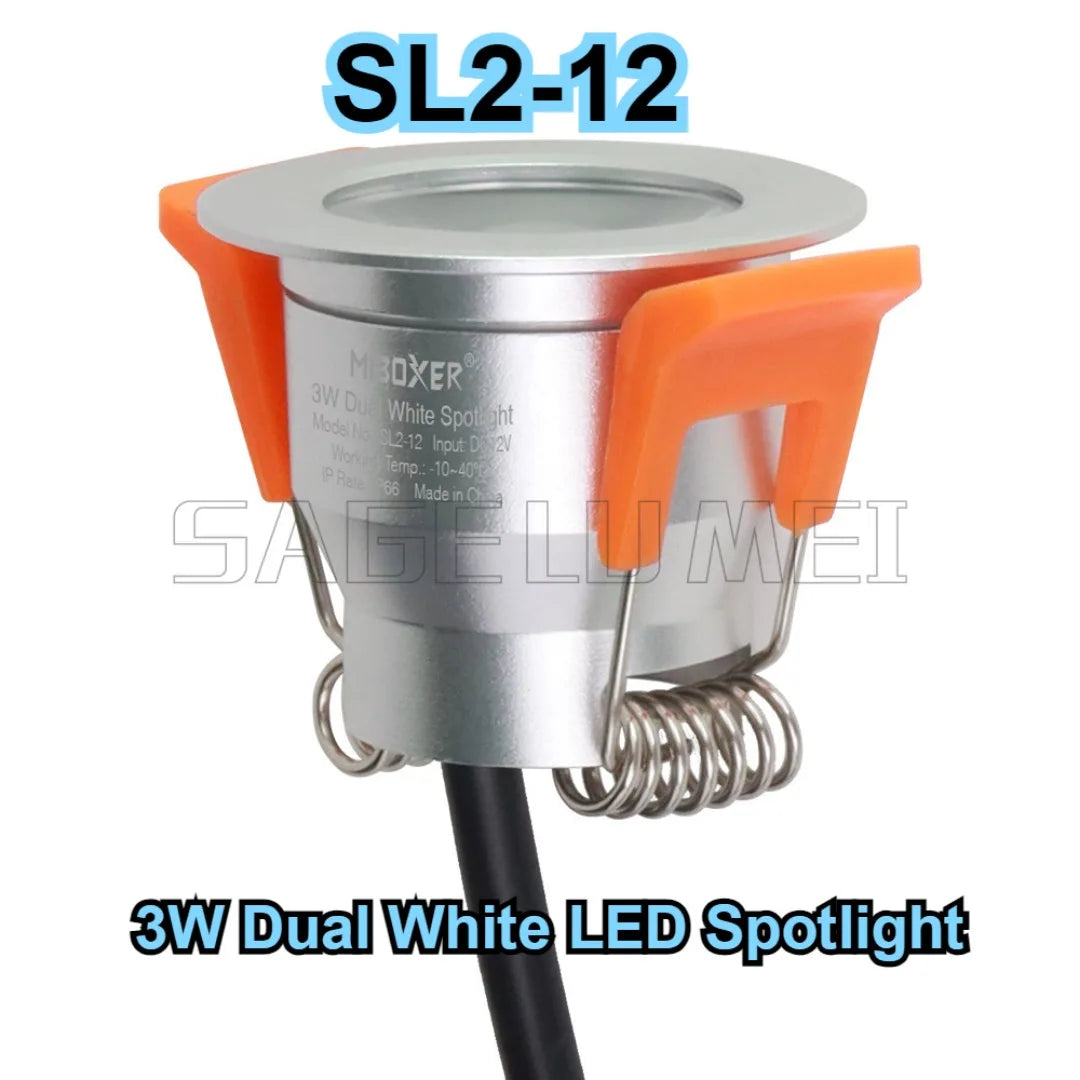 projecteur led spot argent orange moderne câble noir connecteur rouleau réglable télécommande