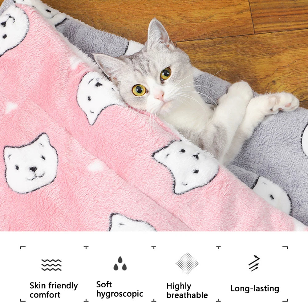 couverture douce chats motifs étoiles cœurs rose gris bleu marine opaquemode douilletanimal compagnie tapis