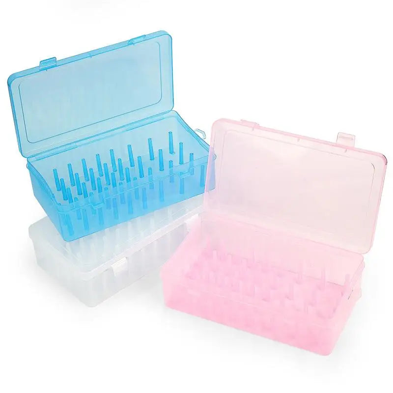organisateur moderne bobines fil multicolores boîtes rangement opaques étui transport.axes fixations