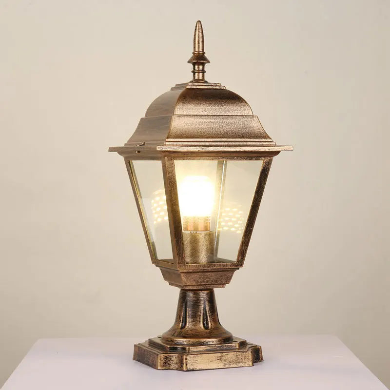 Lampe jardin classique or noir transparent extérieure chambre entrée étude salle bain led fixée