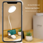 lampe table led blanc moderne interrupteur tactile réglable lumière chambre veilleuse minimaliste