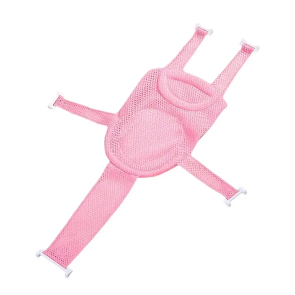 filet bain bébé étoiles blanc bleu rose clips moderne confortable sécurité antidérapant tissu