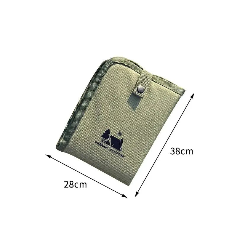coussin pliable extérieur toile oxford 600d imperméable beige noir vert pratique léger résistant boucle