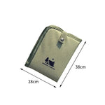 coussin pliable extérieur toile oxford 600d imperméable beige noir vert pratique léger résistant boucle