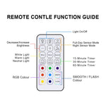 applique murale led rechargeable detection humaine couleurs rgb télécommande moderne minimaliste