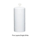 boîte bijoux rotative moderne vert foncé gris clair matériau plastique rangement bijoux adhésif boucles