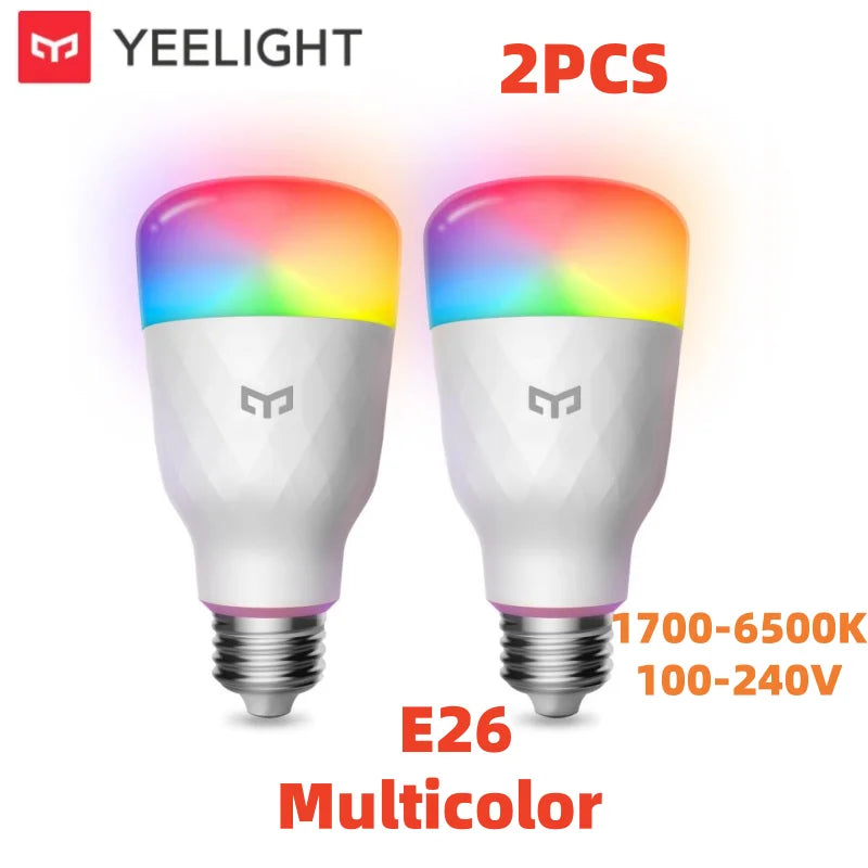ampoule led intelligente e26 blanc moderne technologique commande vocale wifi couleur lumiere ambre 1700k
