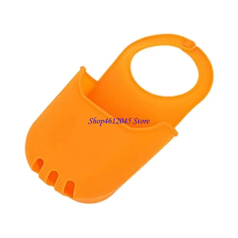 sabots bain silicone bleu gris violet vert orange rouge anneau suspension ergonomiques pratiques